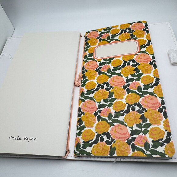 Crate Paper Floral Journal Cover With 2 Inserts Tassel Closure - Picture 11 of 16